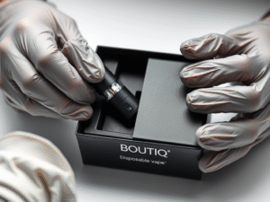 Unveiling of Boutiq vape from its box